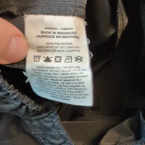 Nike Black Track Pants Men's Medium - Picture 9 of 9